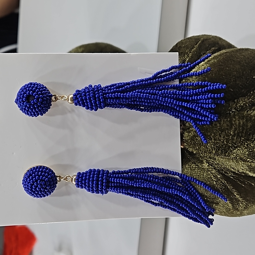 Blue earrings